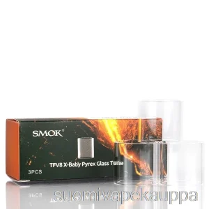 Vape Suomi Smok Tfv8 Vaihtolasi – Vauva, Iso, X-baby Stick V9 Max #8 – Yksipolttinen Lasiputki