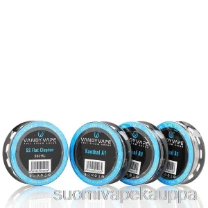Vape Suomi Vandy Vape Erikoislankakelat Ka1 Sulatettu Clapton – 24ga*2(=)+32ga – 10ft – 1.16ohm