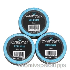 Vape Suomi Vandy Vape Mesh Lankakelat – 5 Jalkaa 1.2ohm 100mesh Ni80
