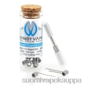 Vape Suomi Vandy Vape Suorituskyky Valmiiksi Rakennetut Kelat 0,43 Ohm Sulatettu Clapton Kela