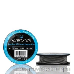 Vape Suomi Vandy Vape Superfine Mtl Lankakelat – 10 Jalkaa 6,71 Ohm A1 Sulatettu Clapton Lanka