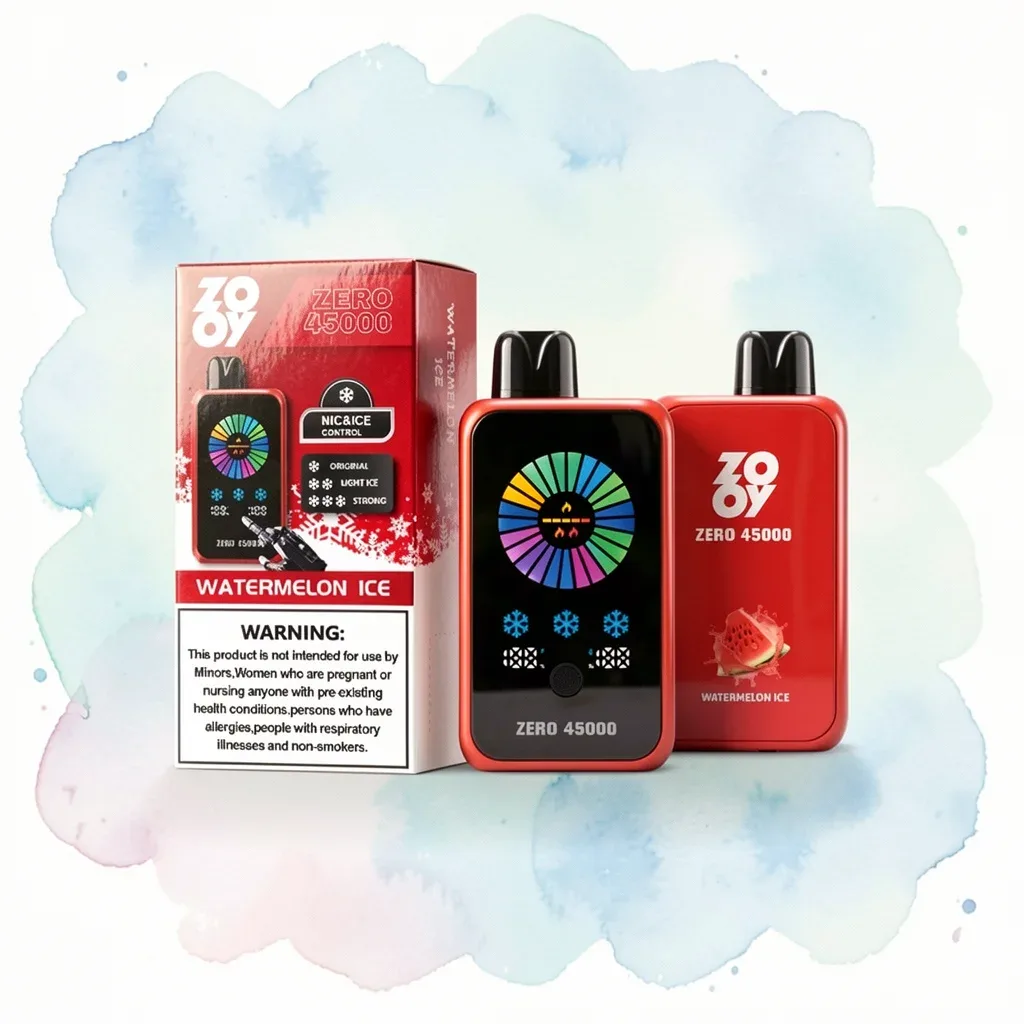 Zooy Zero 45000 Puffs 1200mAh 45W Kosketusnäyttö MTL/RDTL/DTL